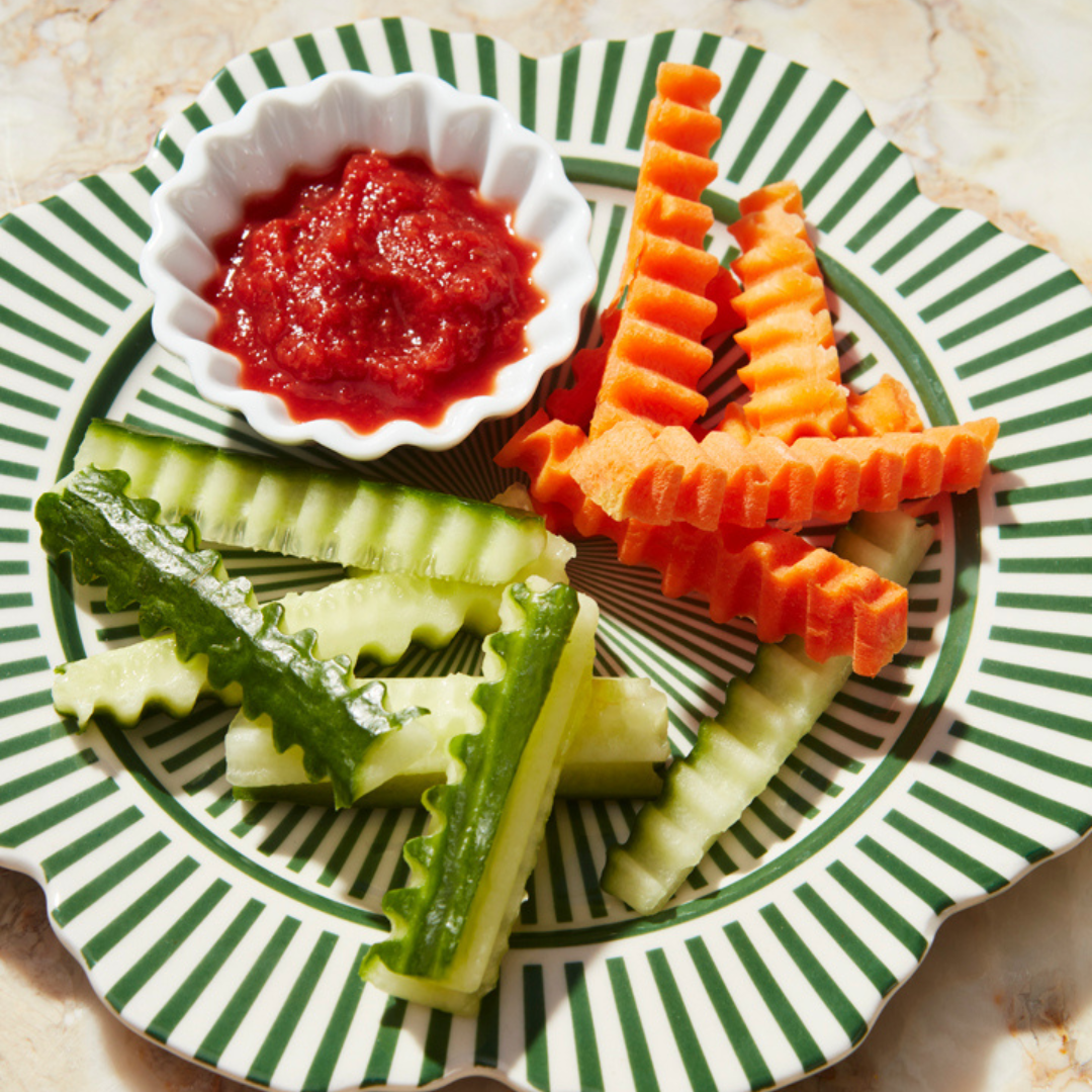 Crinkly Veggie Dippers 